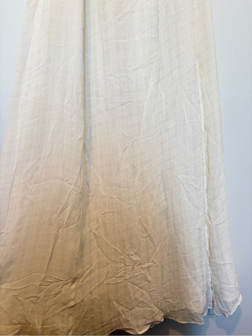 NWT Aritzia Wilfred Chant Thigh Slit Maxi Dress In Espace Women's Size Small - Picture 11 of 16